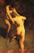 Two Bathers Jean Francois Millet